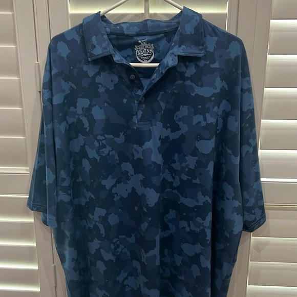 Kevin’s Catalog Navy Camo Polo - Picture 1 of 4